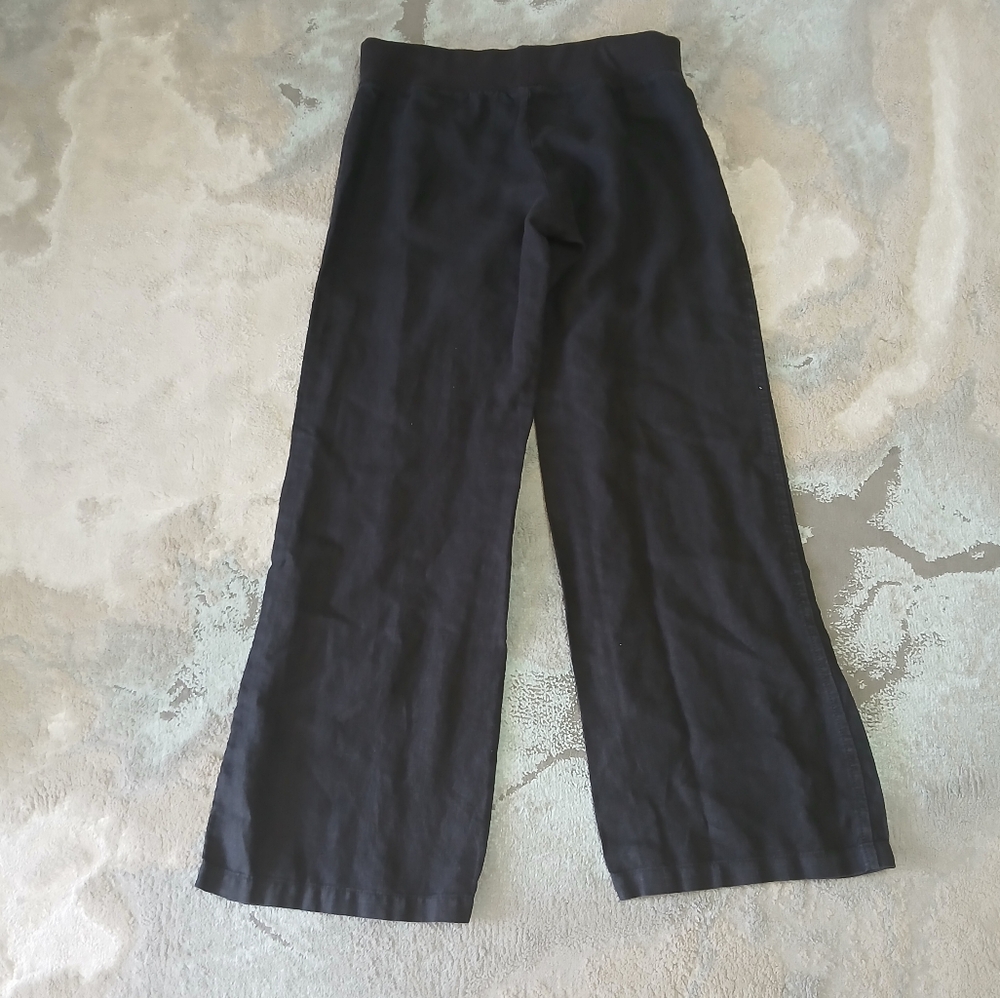 Lilly Pulitzer Charcoal Wide Leg Pants - Picture 6 of 9